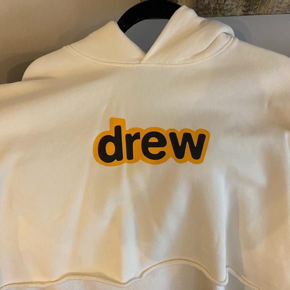 DREW House Authentic Cropped Hoodie Off White FW22 - Picture 3 of 3